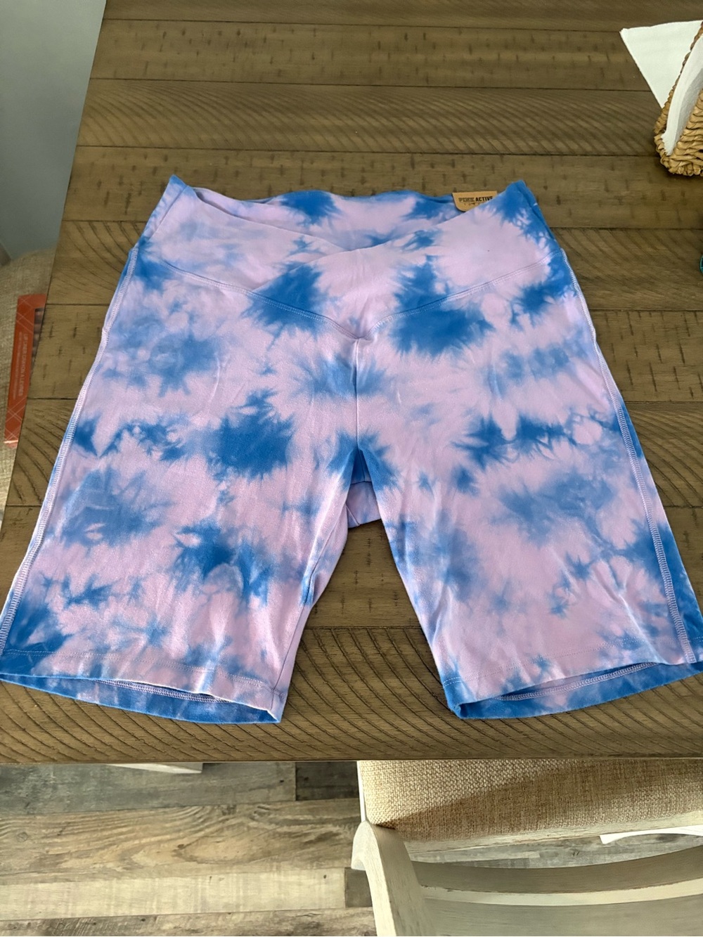 PINK Victoria's Secret 9” Tie-Dye Bike Shorts crossover shorts
